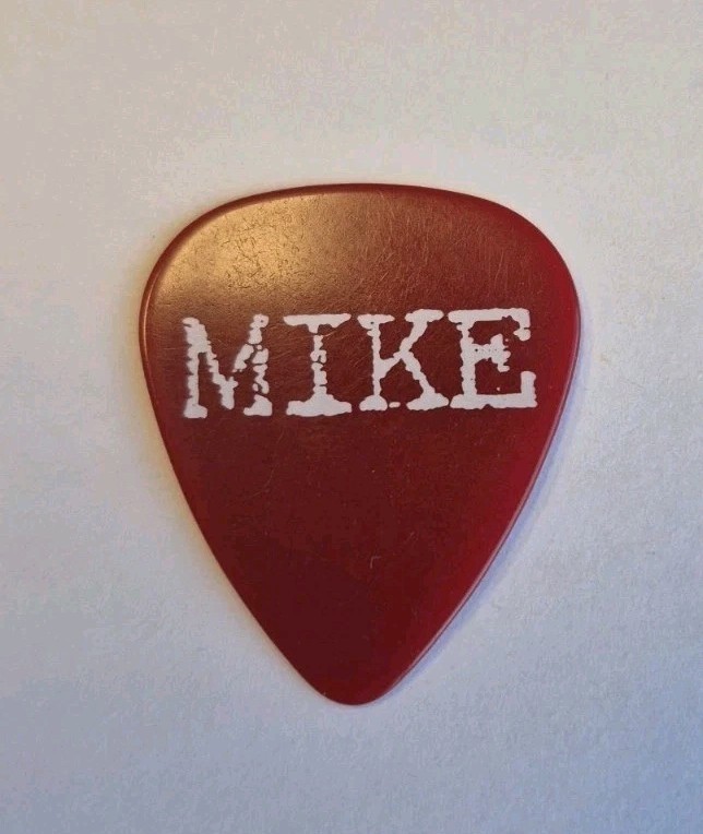 Three The All-American Rejects Name Guitar Pick, Tyson Mike Nick