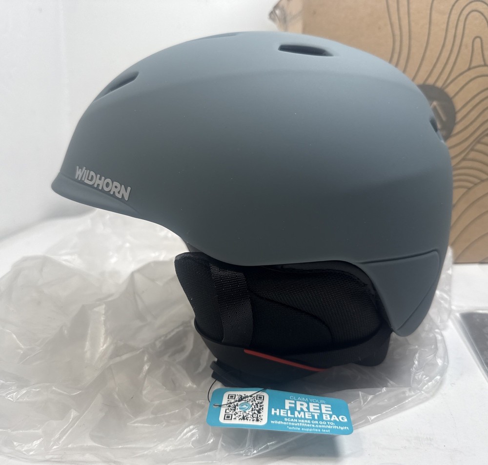 Wildhorn Drift Snowboard Helmet Graphite (Size Medium)