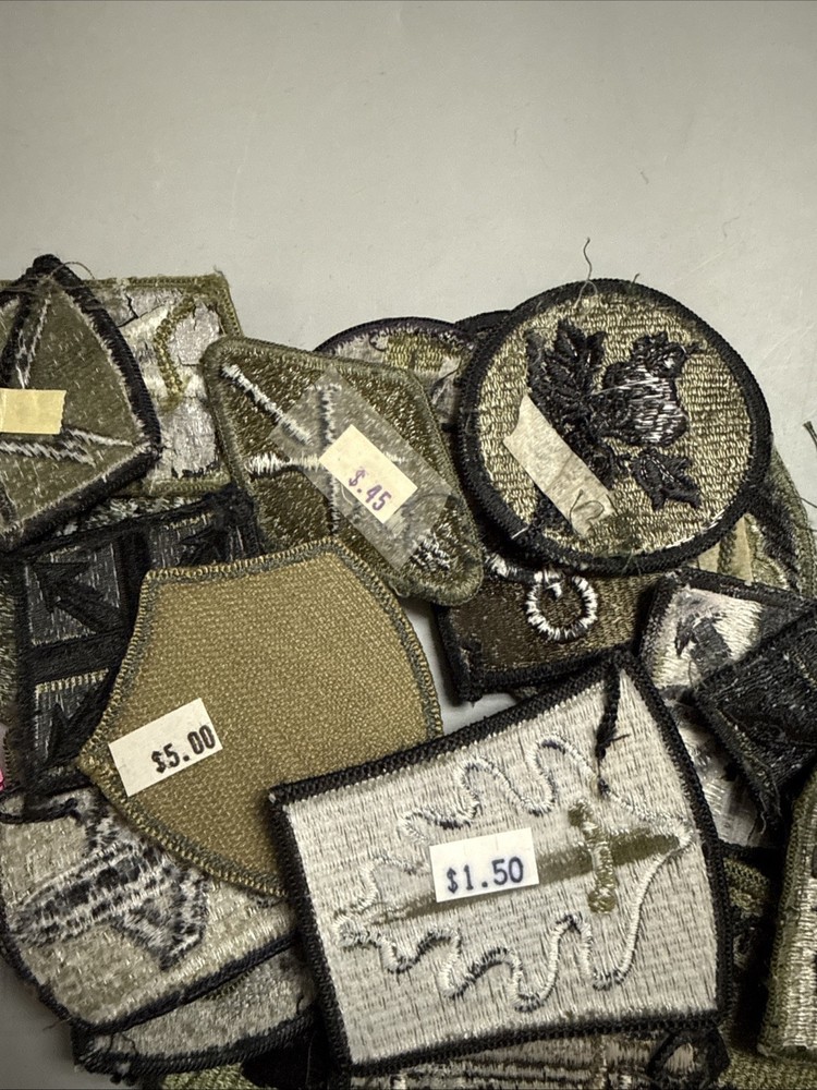 Cold War US Olive Drab Patch 21 Pieces P121