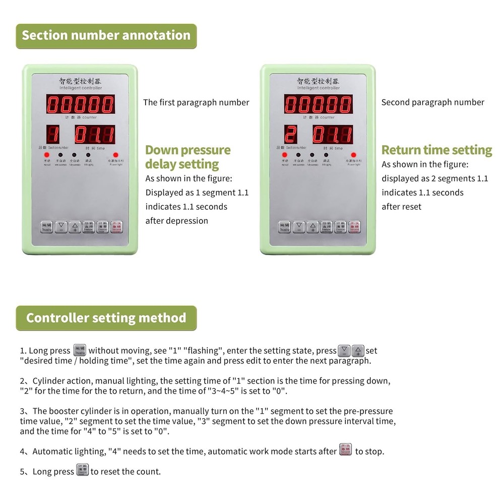 STL-63 110V Pneumatic Punch Press Machine with Controller and Double Button, ...