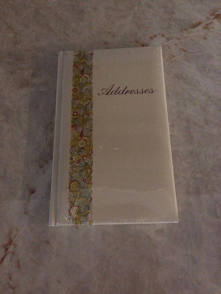 8” x 5” Hardbound Sealed Address Book
