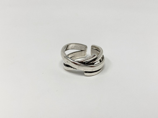925 Sterling Silver Adjustable Ring Stacking Rings Open Ring Thumb Ring,
