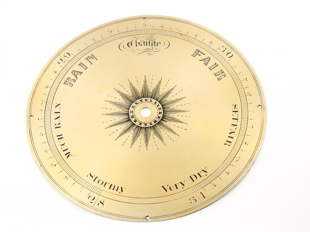 Barometer brass Dial Large 8"-BD-90