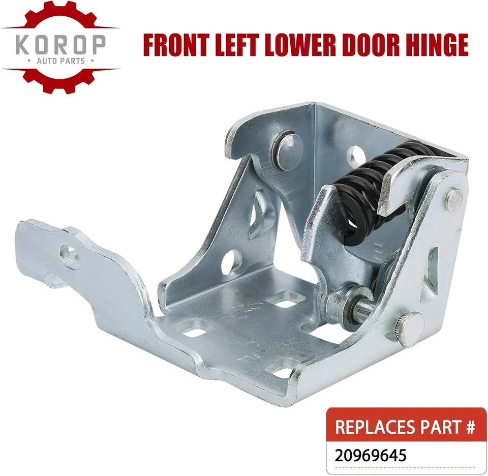 Front Left Lower Door Hinge Driver Side Compatible with 2007-2014 Chevy Silve...