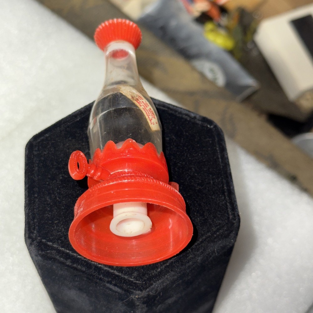 Vintage Plastic Oil Lamp Candy Container