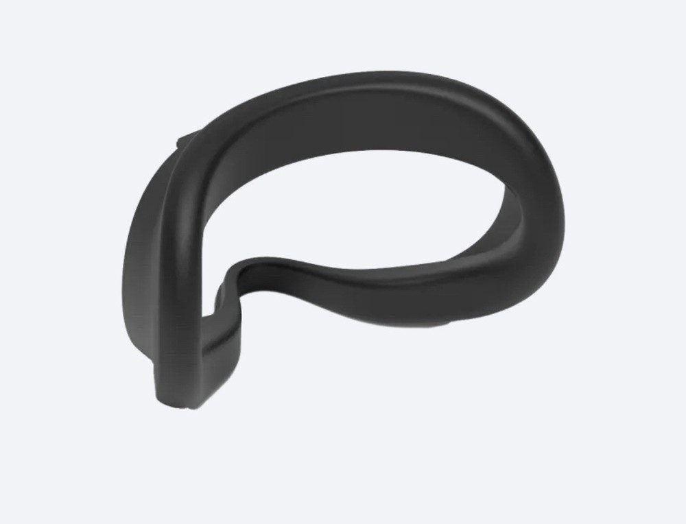 2-Pack Silicone Face Pad Compatible with Meta Quest 3, Black
