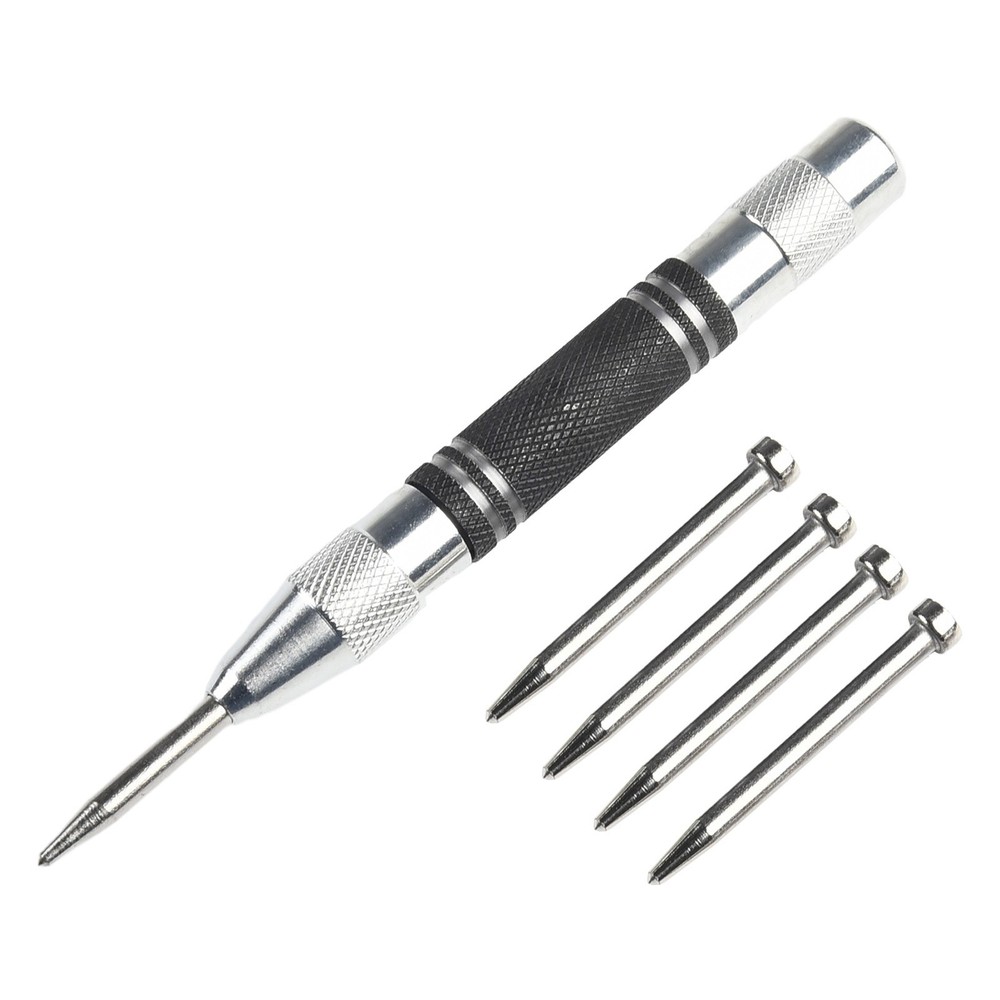 Adjustable Spring Loaded Centre Punch for Effortless Marking and Punching