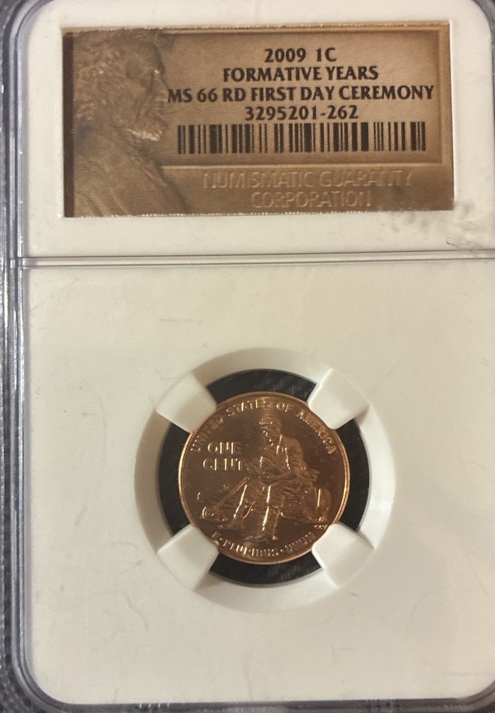 2009 Formative Years Lincoln Cent NCG Ms66 Rd