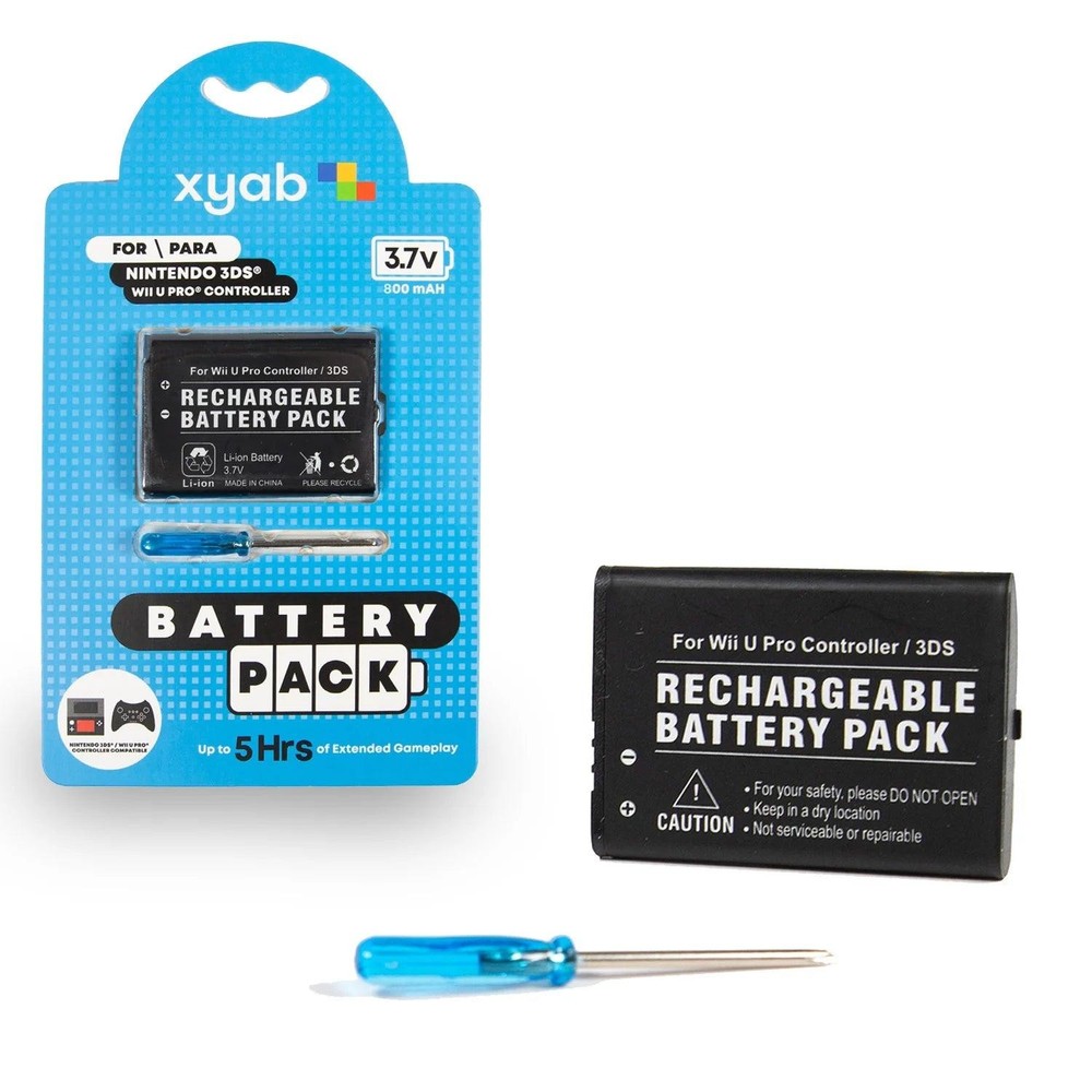 Rechargeable Battery for Nintendo 3DS & Wii U Pro Controller – Replacement Pack