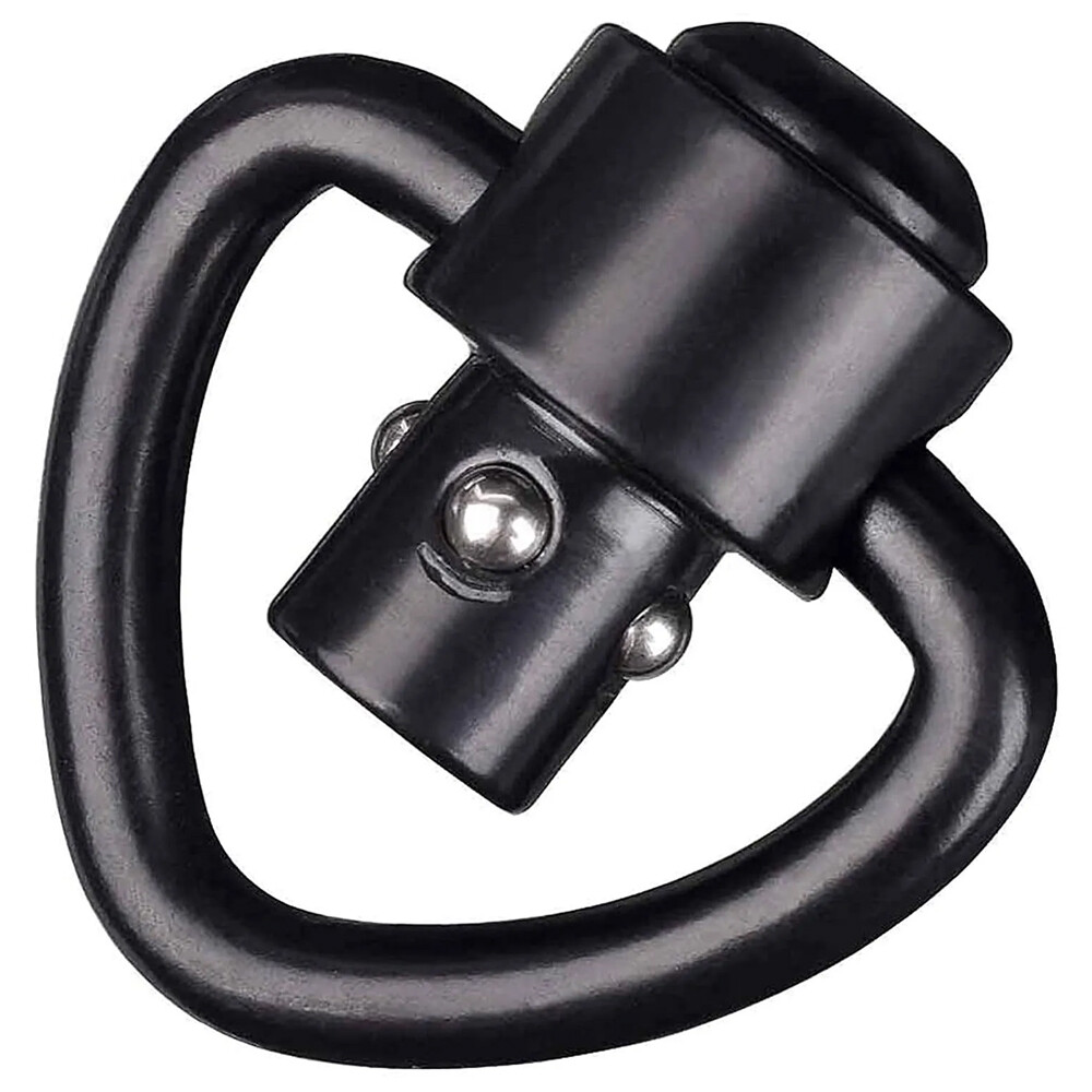 2Pcs Push Button QD Quick Detach/Release Heavy Duty Sling Swivel Mount With Base