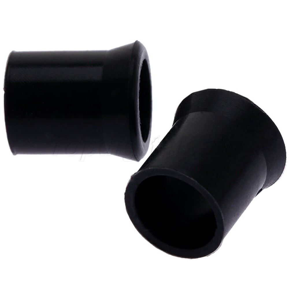 10Pcs Rubber Black Smoking Pipe Tip Grips Pipe Stems Protector Smoking Supply