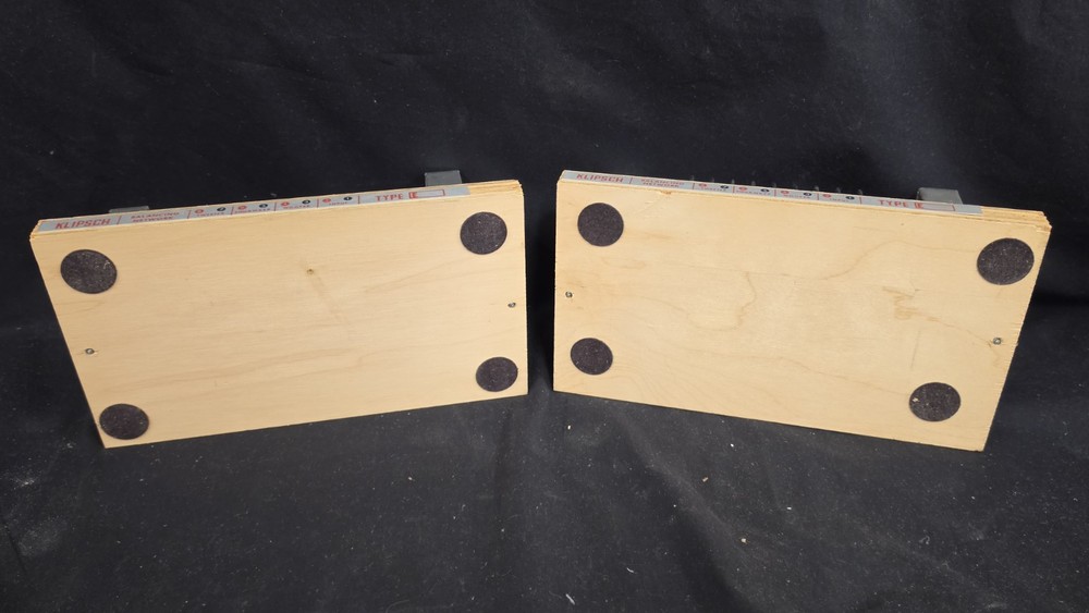 Working Original Klipsch Type E Heresy Speakers Crossovers Balancing Networks