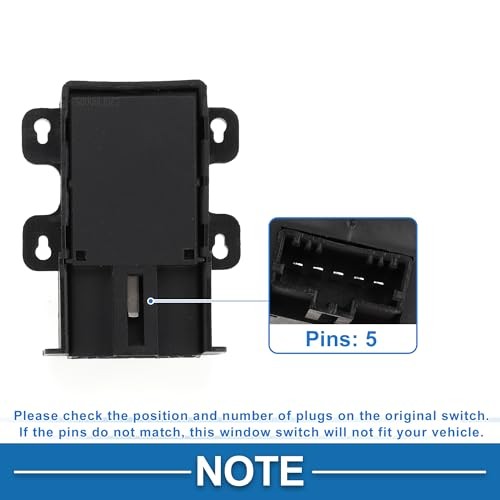 Power Window Switch Passenger Side Window Control Switch for Honda Fit Element