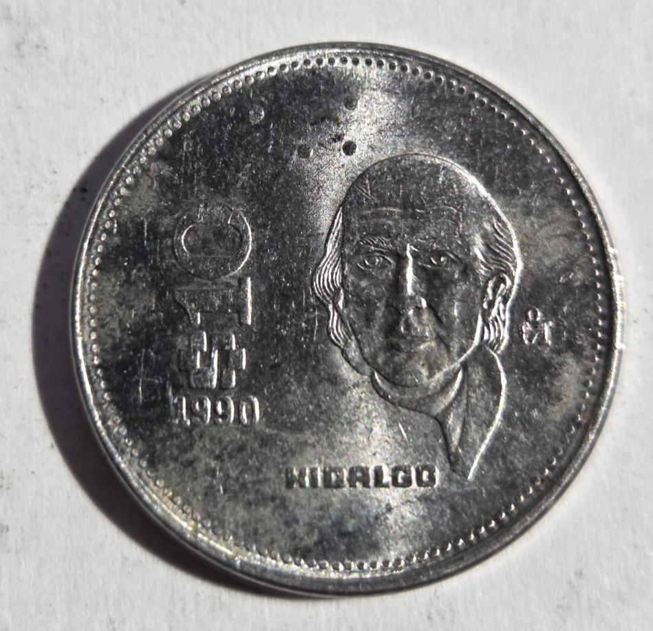 1990 Mexico 10 Pesos Hidalgo KM-512