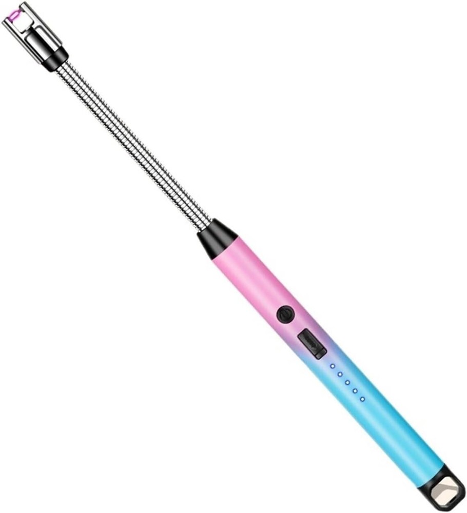 2 Pack Candle Lighter,Arc Lighter with USB Charging,Flameless Windproof,LED Batt