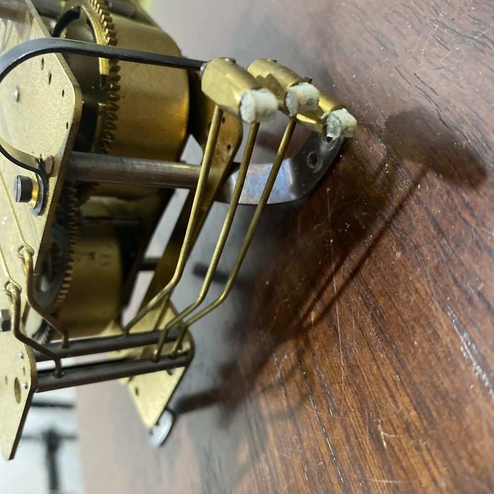 Henry Coehler 001942 Mantle Clock Movement Strike Side Working