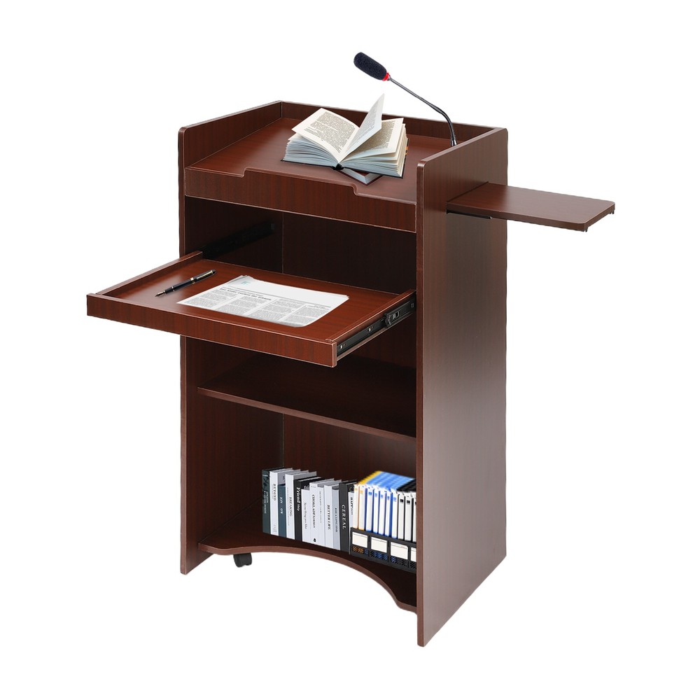Conference Presentation Stand Presentation Table Presentation Desk with Wheels