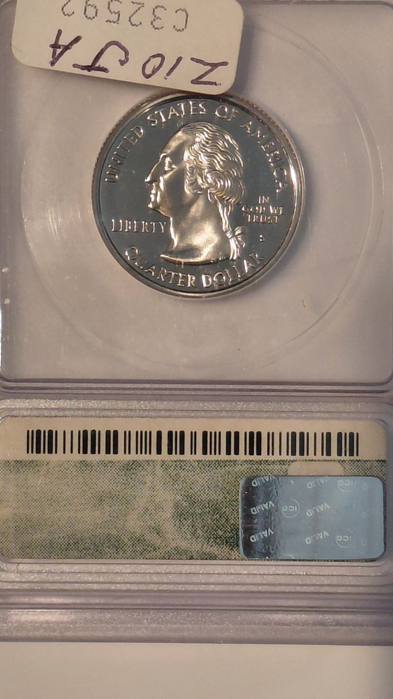 2000-S Proof State Quarter Set 25c ICG PR70 DCAM Clad