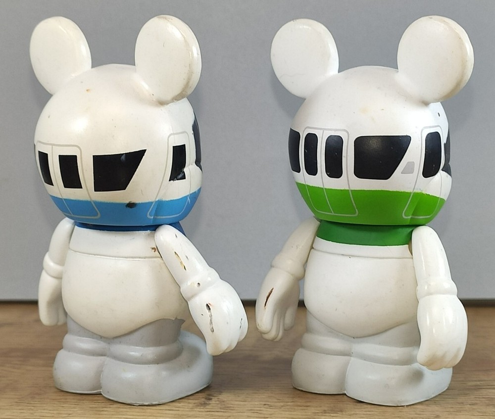Disney Vinylmation 3" Park Blue and Green Monorail