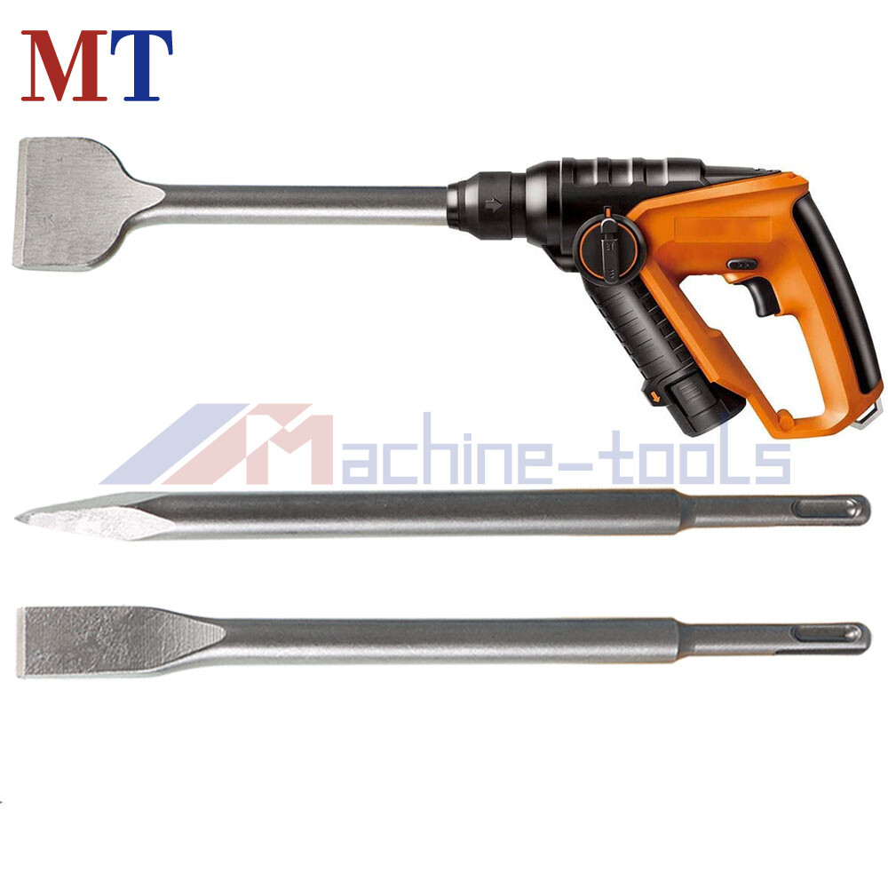 6 Pack SDS Plus Chisel Set Concrete Drill Bit Set Rotary Hammer Bits