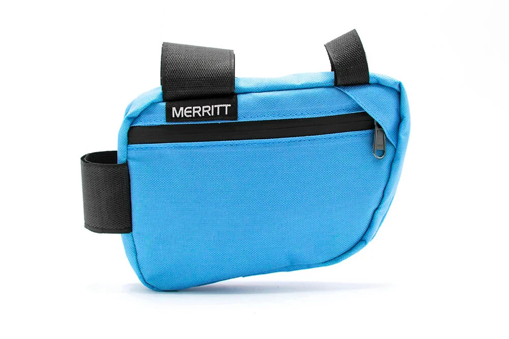 MERRITT CORNER POCKET FRAME BAG - BICYCLE FRAME BAG - BLUE