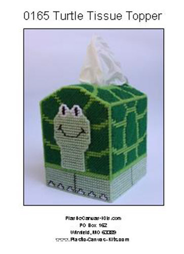 Turtle Tissue Topper-Plastic Canvas Pattern or Kit