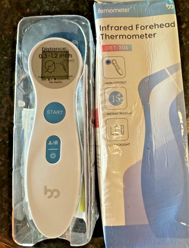 Forehead Thermometer INSTANT READ W/ FEVER INDICATOR Digital Infrared