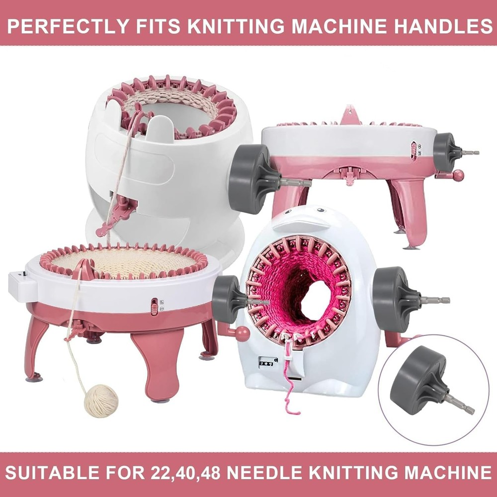 Knitting Machine Adapter, Quick Knit Replaceable Crochet Machine Adapter with...