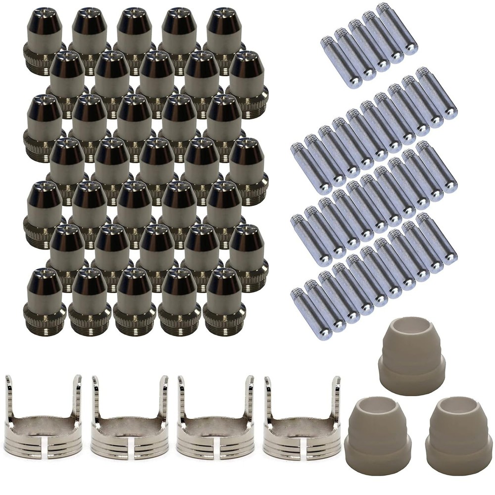 Brown Color Plasma Cutter Consumables 77 Pc Genuine Copper LTPDC2000D