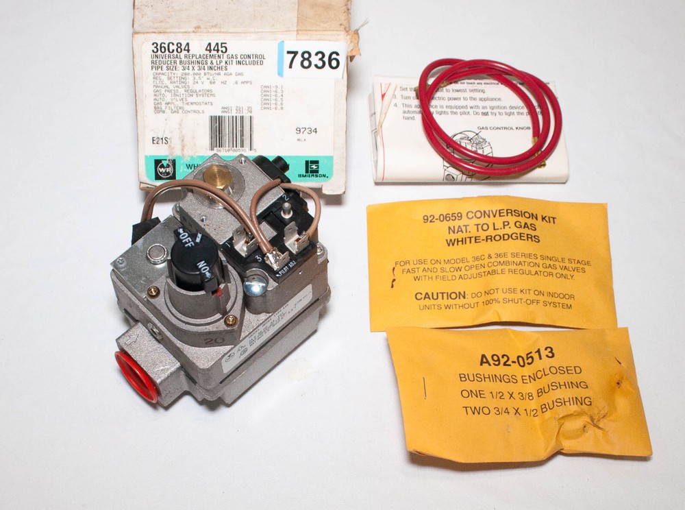 White Rodgers 36C84-445 Gas Control Valve
