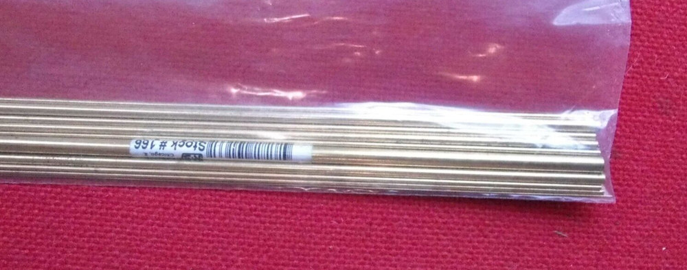 K&S Engineering #1409 Solid Round Brass Rod Assortment - Details Below