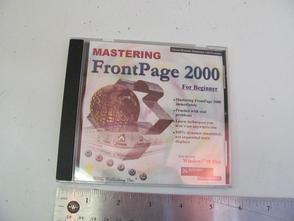 Mastering FrontPage 2000 PC CD ROM Windows/Mac