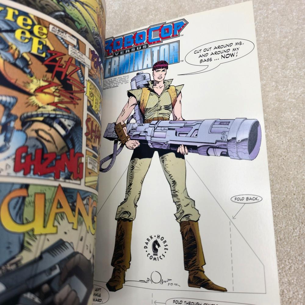 Robocop vs Terminator Comic Star System Exclusive 1992 With Inserts