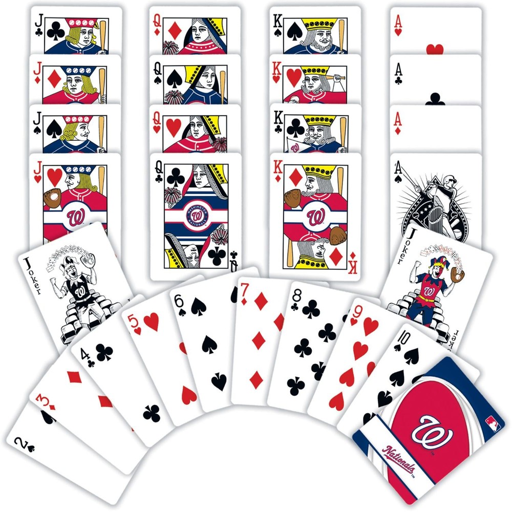 Washington Nationals Playing Cards – MLB Deck