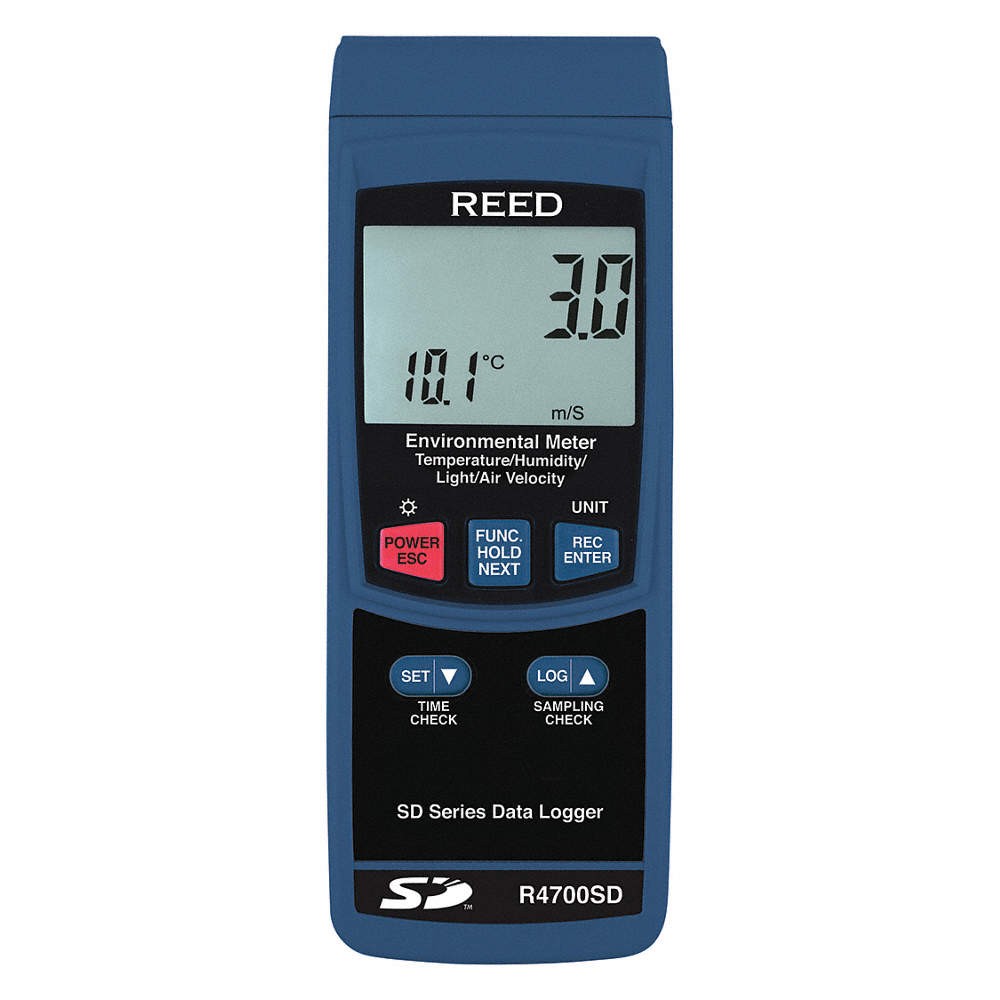 REED INSTRUMENTS R4700SD Environmental Meter,130dB,LCD 56HN68
