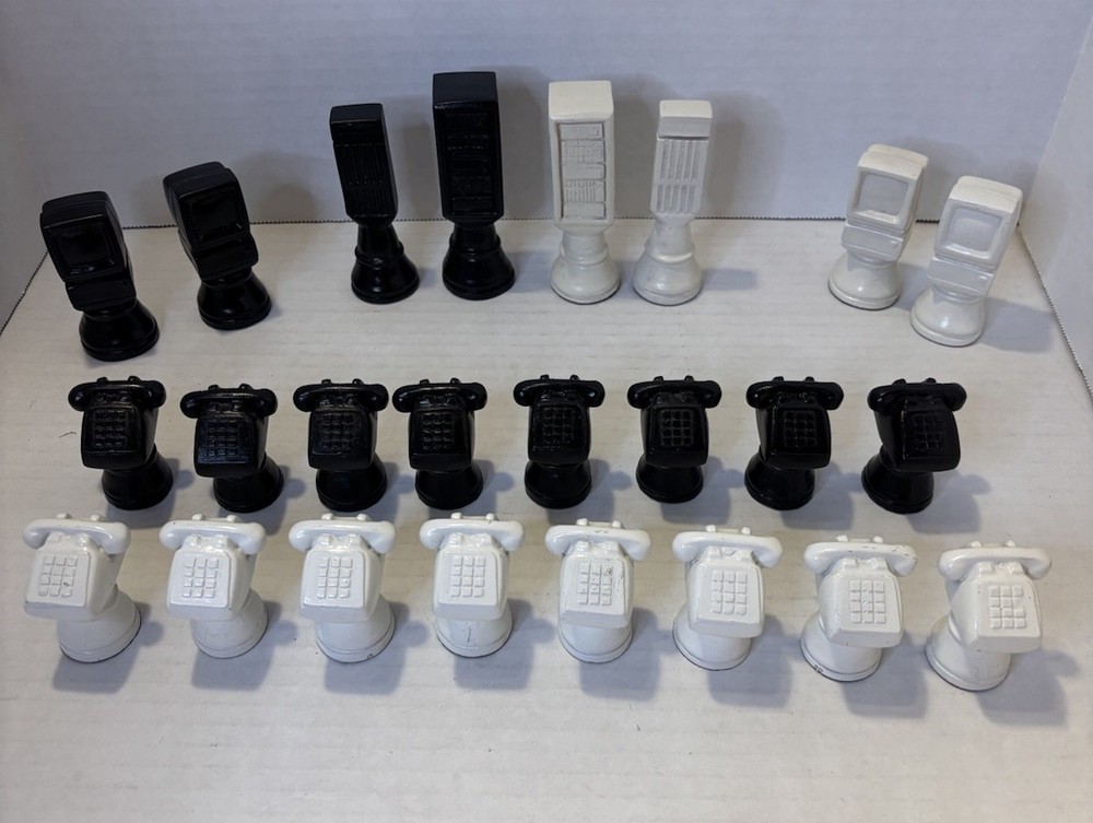 Unique Chess Pieces Ceramic - Pieces Only not complete technology related