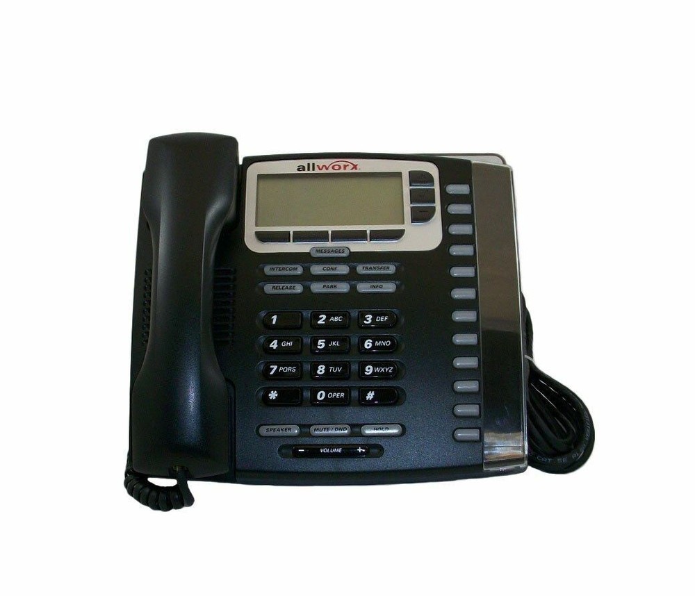 Allworx 9212L Black Backlit VoIP Telephone