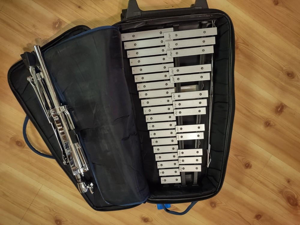 Rogers Xylophone Bell Kit Carrying Case & Practice Pad