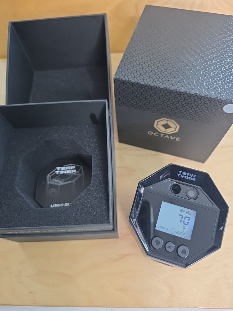 Octave Terp Timer - Grey Desktop Thermal Sensor Dial In The Perfect Temperature