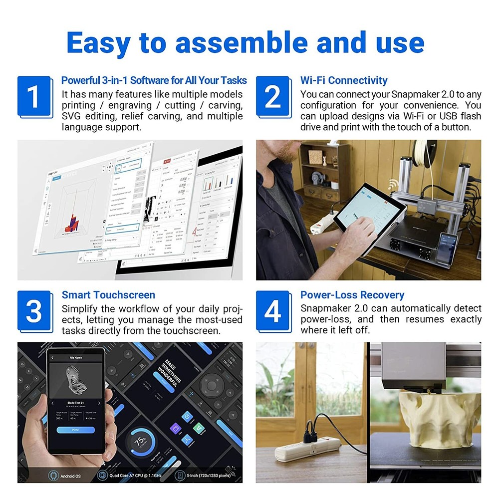 Snapmaker A350 3D Printing Laser