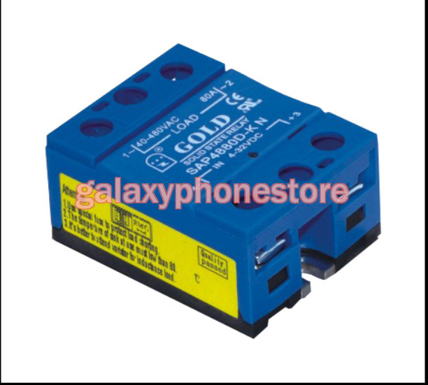 1PC Fit For GOLD Single phase AC covered Solid-state relay SAP4880D-K