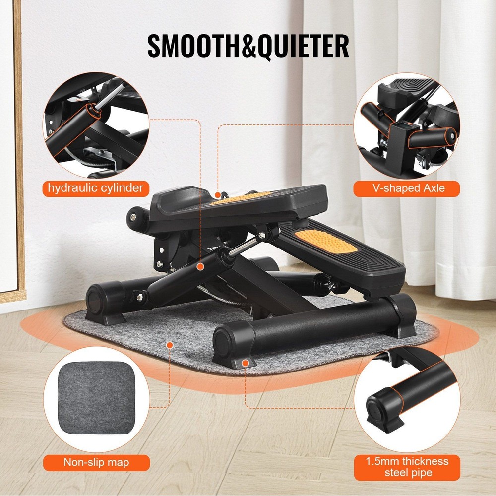 High-Density Stepper with Scan Function 330lb Max Load 385x365mm Dimension