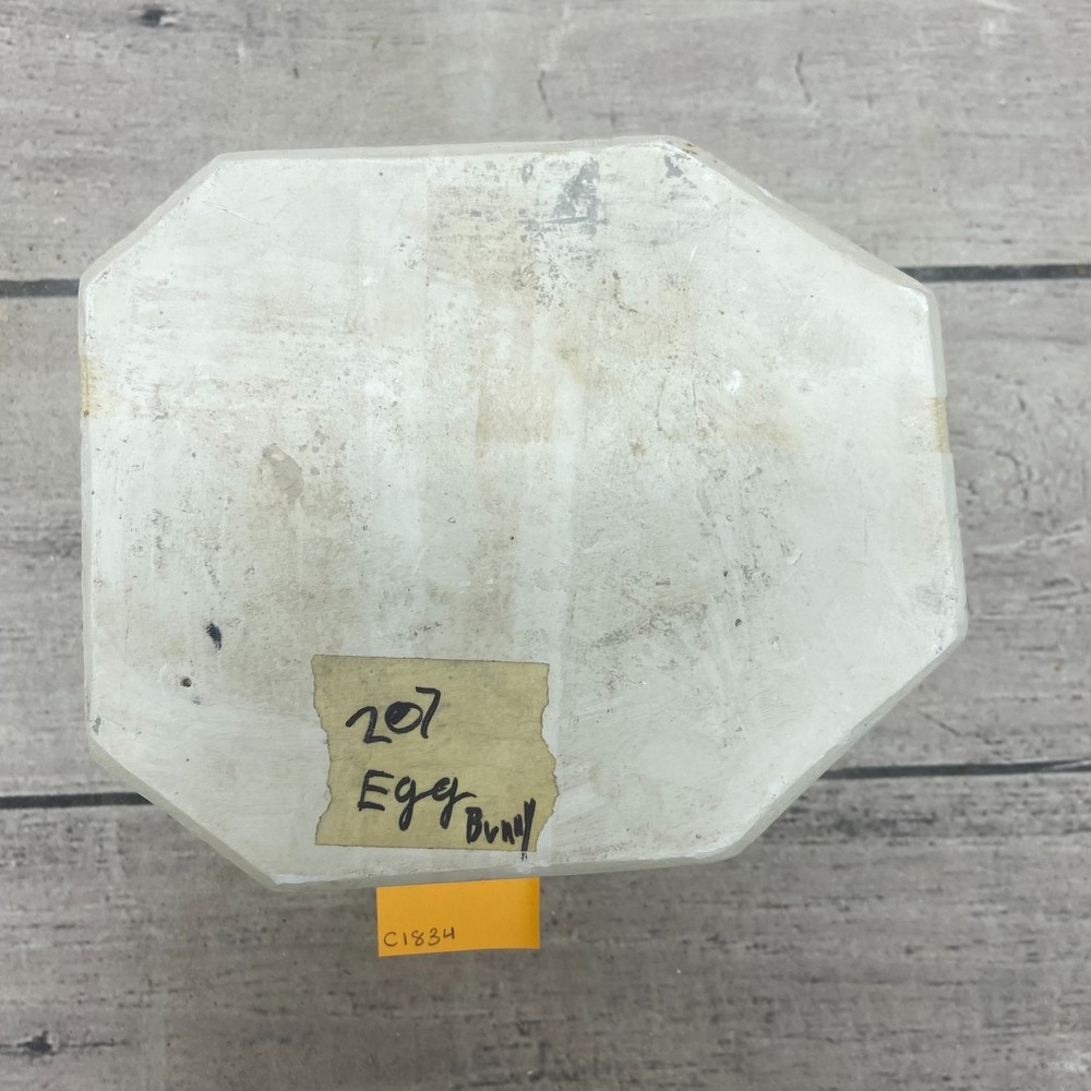Vintage Byron Mold Ceramic Casting Mold 207 Easter Egg Bunny