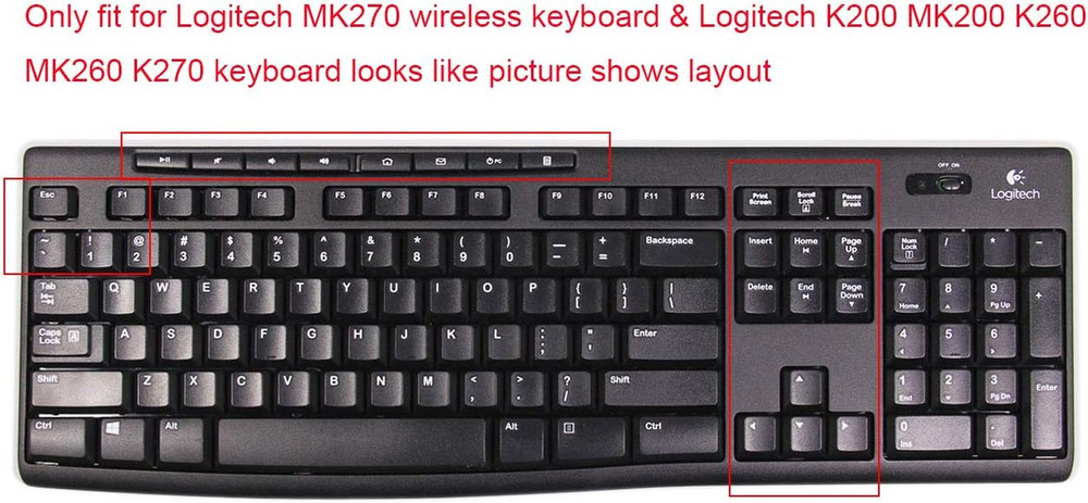 Ultra Thin Desktop PC Silicone Clear Keyboard Cover Skin Protector Compatible...