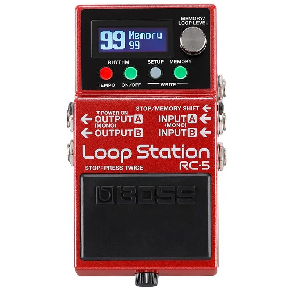 Boss RC-5 Loop Station Advanced Compact Looper Guitar Effects Pedal