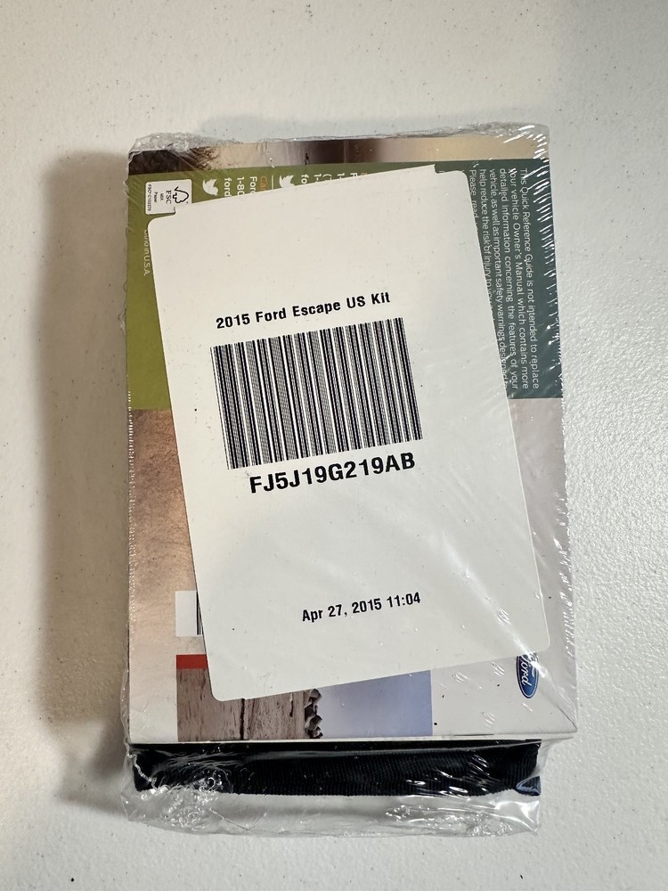2015 Ford Escape Owner's Manual Set OEM