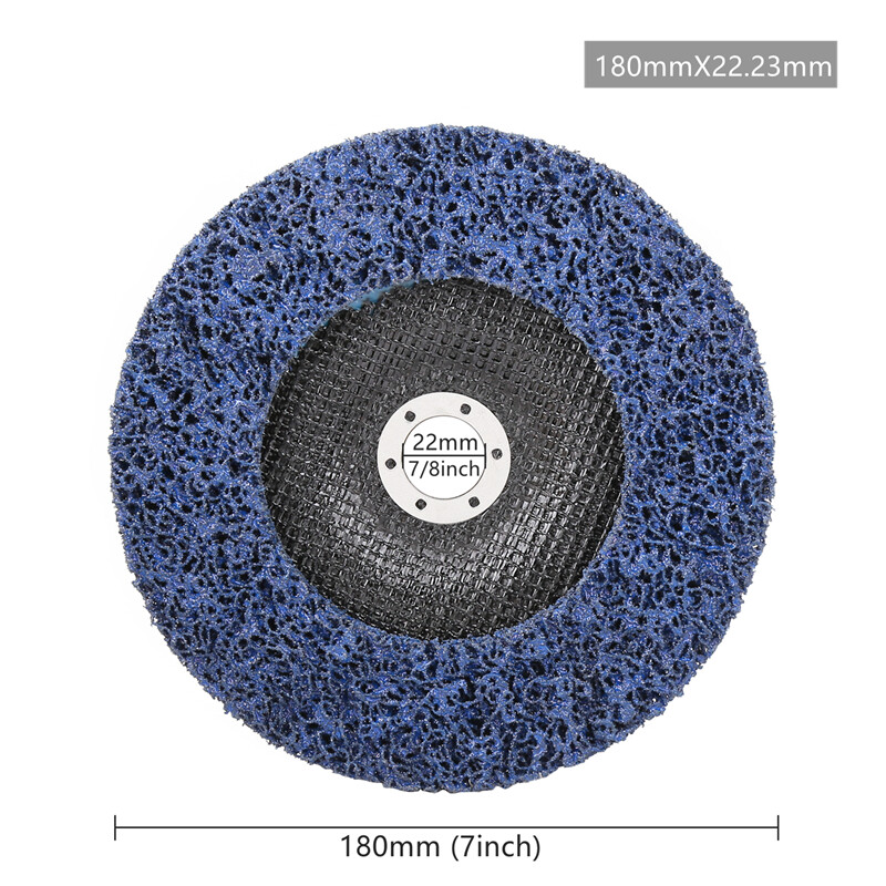 4"-7'' Poly Strip Disc Wheel Paint Rust Removal Clean Abrasive for Angle Grinder