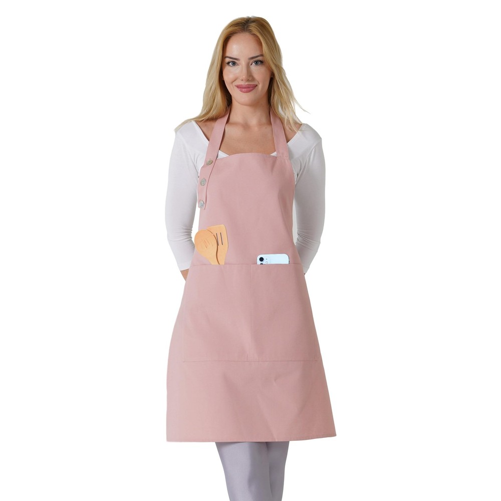 Kitchen Apron Waterdrop Resistant Cotton Apron with adjustable Aprons