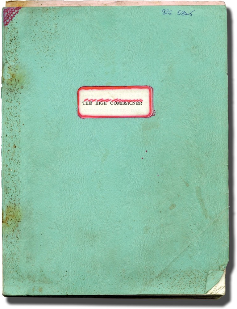 Ralph Thomas HIGH COMMISSIONER NOBODY RUNS FOREVER Original screenplay #141021