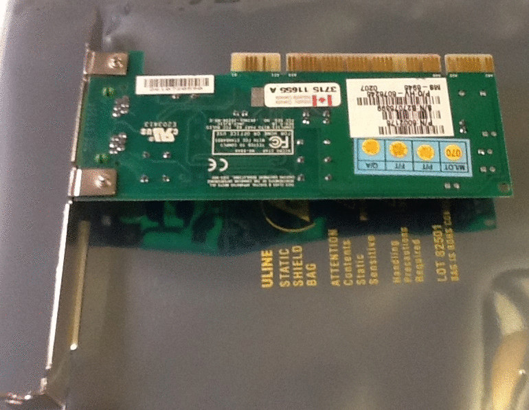 Desktop Computer Broadcom 6002176 Internal Modem Board PCI Modem